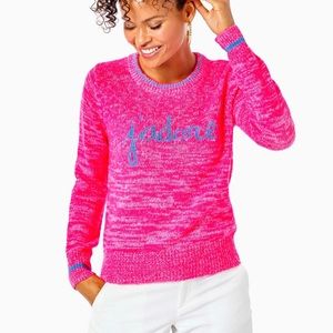 Lilly Pulitzer pink sweater, XL, NWT